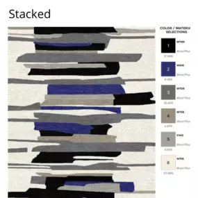 K. Powers custom hand-tufted rug schematic.