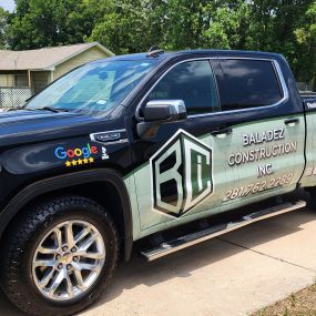 Image of our business vehicle wrap