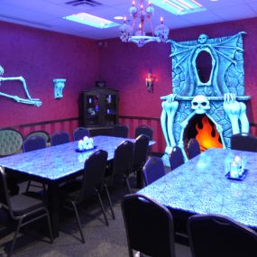 Haunted Mansion themed Party Rooms