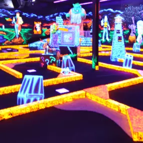 The best Glow in the Dark Mini Golf!