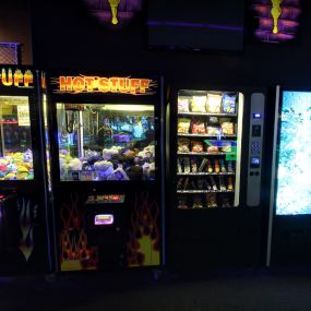 Claw Machines and Vending Machines at Monster Mini Golf San Antonio