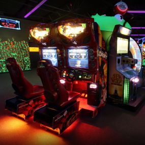 San Antonio Arcade Driving Game at Monster Mini Golf