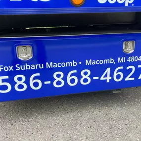 Fox Delivers delivery truck!