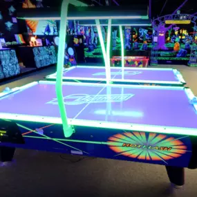 Air Hockey at Monster Mini Golf Paramus