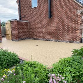 Resin bound driveway