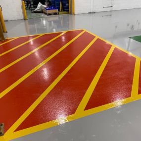 Resin line marking