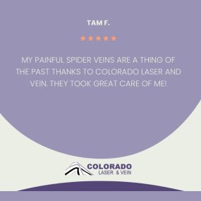 Colorado Laser & Vein customer review.