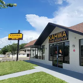 Exterior of Kahwa Coffee at Coquina Key