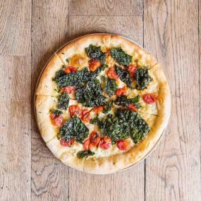 Crispy Kale Pizza