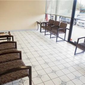 The lobby at Emmaus Healthcare