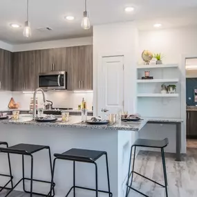 Large kitchen islands with bar seating *