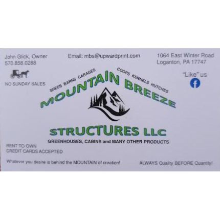 Logo od Mountain Breeze Structures LLC