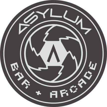 Logo from Asylum Bar + Arcade