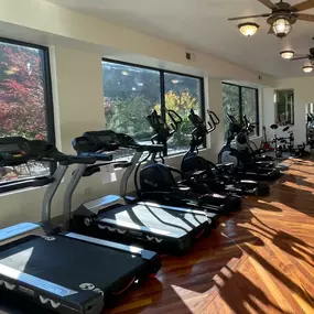 Pasadena Villa Smoky Mountain Lodge: Interior photo of the fitness center in our residential psychiatric treatment center.