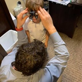 Dr. Winegar Lends His Son His Loupes