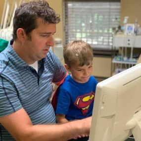 Dr. Winegar Teaches His Son About Dentistry