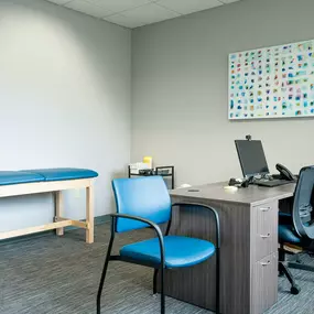 STR Behavioral Health Lehigh Valley: The medical exam room at our mental health and addiction outpatient treatment center.