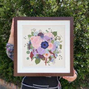 Pressed Floral Preservation Piece