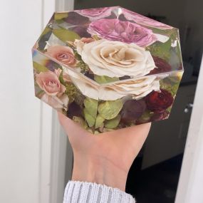 Hexagon Floral Block