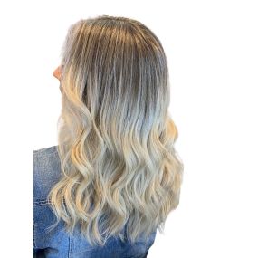 Full Foil Blonding with Balayaged Ends, Haircut & Deep Conditioning Treatment