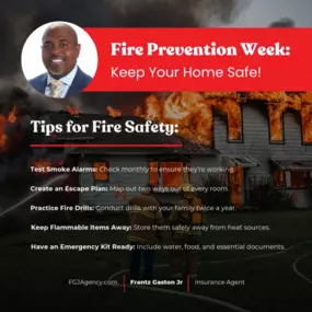 With Fire Prevention Week nearing, it's a great time to check your home’s safety. In areas like Paterson, Parsippany, and Bernardsville, fire prevention is key. Make sure your home or renters insurance is up to date and stay protected!