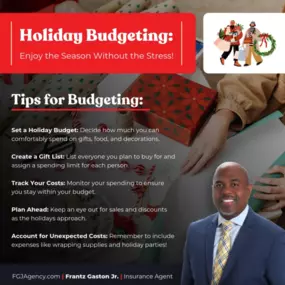 As October ends, it’s time to consider holiday budgeting! Planning ahead helps you enjoy the festivities without overspending. Need help? Let’s discuss how insurance can fit into your holiday budget!