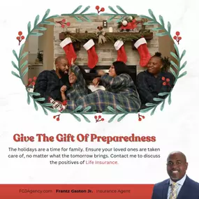 As we gather with loved ones this holiday season, it's a good time to reflect on what matters most. Let's talk about how life insurance can provide care for your family if the unexpected occurs.