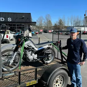 Dirt bike sold at Crossroads Yamaha Suzuki Polaris in Albemarle, N.C.