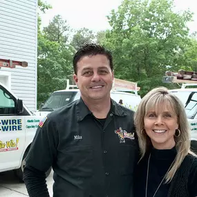 Michael and Virginia Darragh Wire Wiz Electrician Services Owners