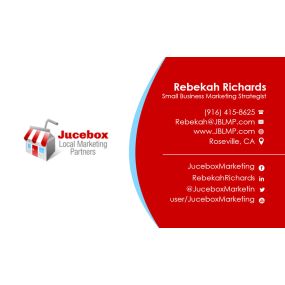 Jucebox Local Marketing Partners Contact Info - Business Card