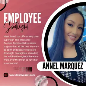 Introducing Annel, the shining star of our office! ???? As our standout Insurance Account Representative, her can-do spirit and infectious positivity light up the entire team. Thrilled to have her in our corner at The Dawon Coleman - State Farm® Office! ????