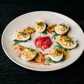 Truffle Deviled Eggs