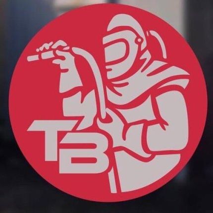 Logo from TB Blast Cleaning - Mobile Sandblasting - Powder Coating - East Sussex