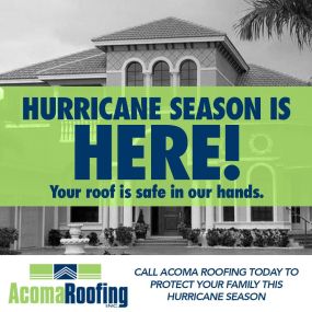 Is your roof hurricane ready? Our team is available for complimentary consultations and to assist in answering your questions to ensure you and your family stay safe.