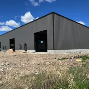 A business partner hired Steel Concepts to construct a versatile building for their client situated in Rigby, Idaho, ideal for all their industrial storage requirements. This steel frame building serves as a focal point within their commercial complex.