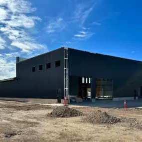 Steel Concepts Inc. provided steel erection services for a 7,600 sq. ft. prefabricated steel frame commercial building in Thornton, ID, showcasing precision and expertise in construction.