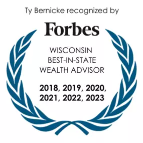 Ty Bernicke Forbes Wisconsin Best-In-State Wealth Advisor Award 2023