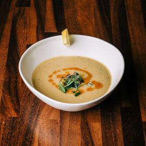 Mediterranean style lentil soup