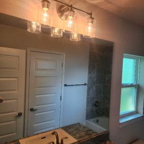 vanity light install