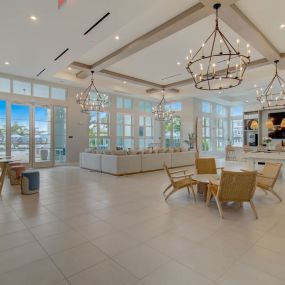 Club Room at Everly Luxury Apartments in Naples FL