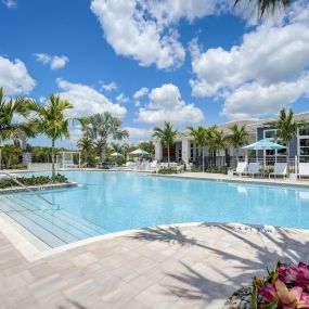 Heated Pool at Everly Luxury Apartments in Naples FL