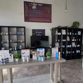 The inside lobby of The Chemist Pharmacy