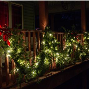 christmas lighting, garland, hassle free holidays