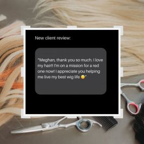 I had the pleasure of working with a client who has been wearing wigs for a while. She has been doing everything herself at home not knowing there are stylists out there that specialize in wigs and toppers!

It is truly a blessing to help women feel happy and confident.