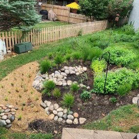 Down to Earth Services eco-friendly landscaping services.  Specializing in native plant landscaping, bioswale, hardscaping, eco-friendly landscaping management.