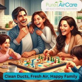 Breathe easy and keep your family smiling with clean ducts and fresh air from Pure Air Care! Contact us today to experience the difference at www.pureaircareusa.com.