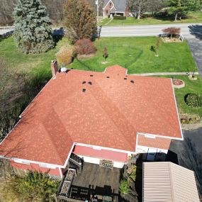 Roof replacement with Owens Corning Terra Cotta shingles