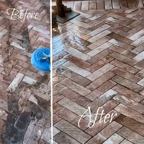 Outdoor tile stone floor cleaning in Scottsdale, Arizona