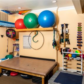 The physical therapy exercise equipment room for Aberdeen Physical Therapy & Wellness, LLC.
