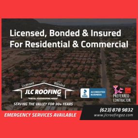 Best Phoenix roofers for emergency roof repair & replacement in Peoria, Glendale, Phoenix, Surprise, Sun City and Scottsdale, Arizona